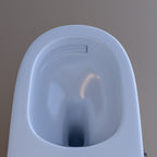 Tornado Flush Spültechnik im spülrandlosen Hänge WC Detailaufnahme Wasserausfluss