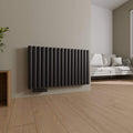 Paneelheizkörper Horizontal VENEZIA Schwarz