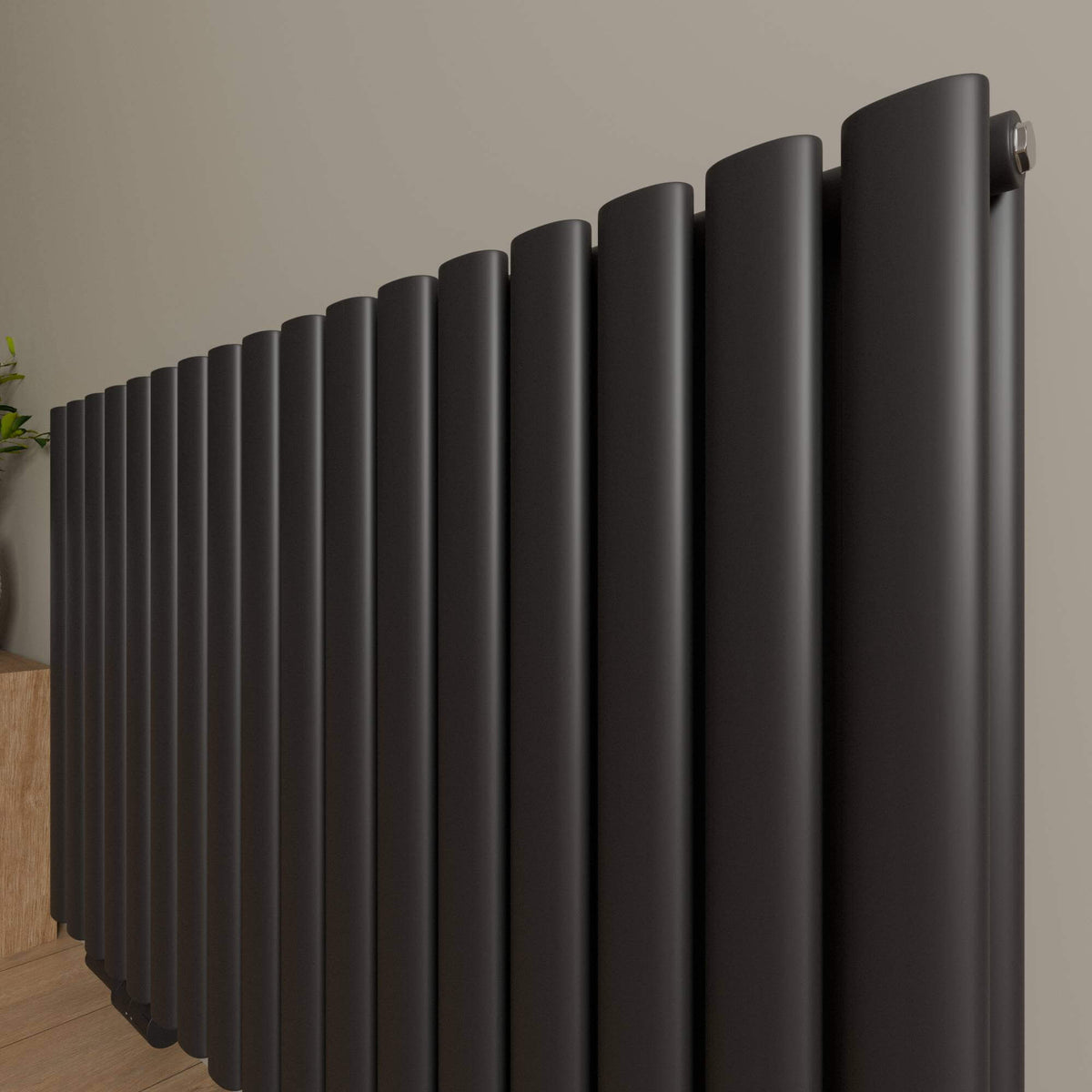 Paneelheizkörper Horizontal VENEZIA Schwarz