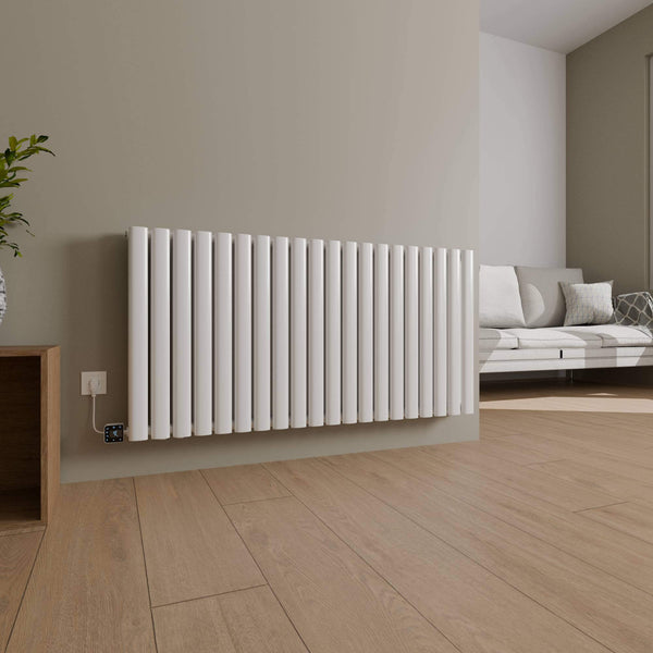 Paneelheizkörper Horizontal VENEZIA Elektrisch Weiss - inkl. Heizstab
