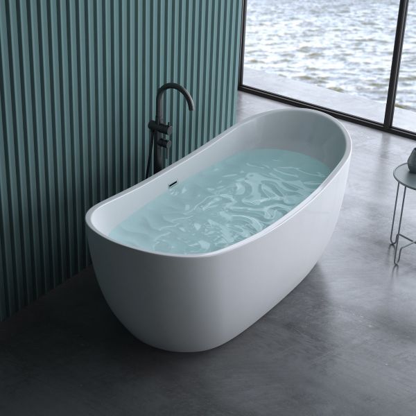 freistehende badewanne badearmatur badkern luxusbadewanne