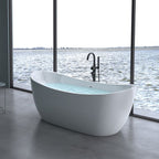 freistehende badewanne badearmatur badkern luxusbadewanne