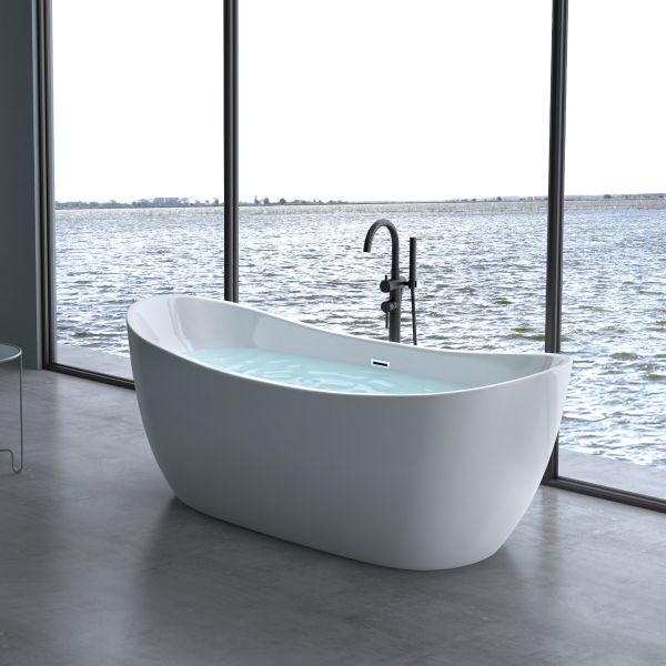 freistehende badewanne badearmatur badkern luxusbadewanne