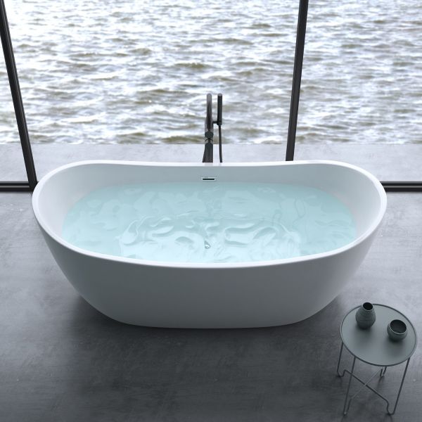 freistehende badewanne badearmatur badkern luxusbadewanne