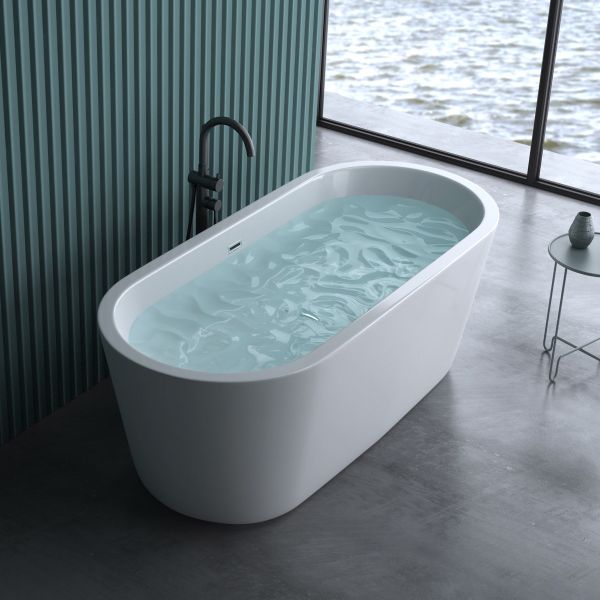 freistehende badewanne badearmatur badkern luxusbadewanne