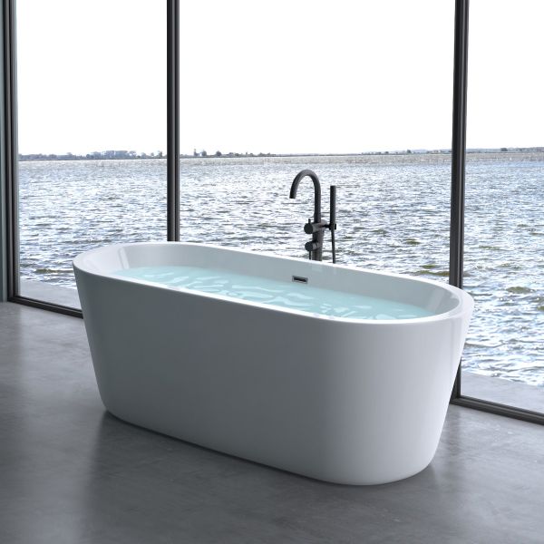 freistehende badewanne badearmatur badkern luxusbadewanne