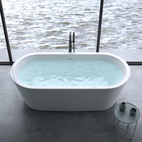 freistehende badewanne badearmatur badkern luxusbadewanne