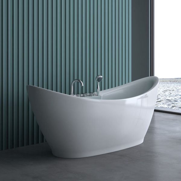 freistehende badewanne badearmatur badkern luxusbadewanne