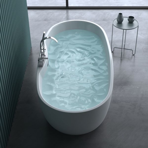 freistehende badewanne badearmatur badkern luxusbadewanne