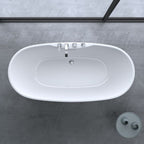 freistehende badewanne badearmatur badkern luxusbadewanne