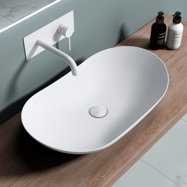 Aufsatzwaschbecken Gussmarmor Mineralguss Waschbecken Luxus Waschbecken design Waschbecken Badkern