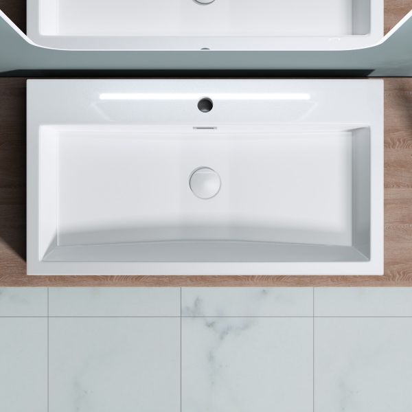 Aufsatzwaschbecken Gussmarmor Mineralguss Waschbecken Luxus Waschbecken design Waschbecken Badkern