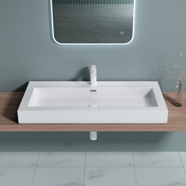 Aufsatzwaschbecken Gussmarmor Mineralguss Waschbecken Luxus Waschbecken design Waschbecken Badkern