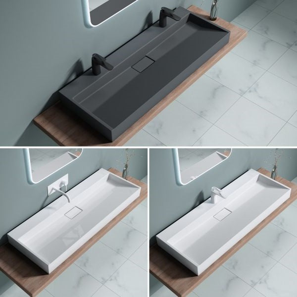 Aufsatzwaschbecken Gussmarmor Mineralguss Waschbecken Luxus Waschbecken design Waschbecken Badkern