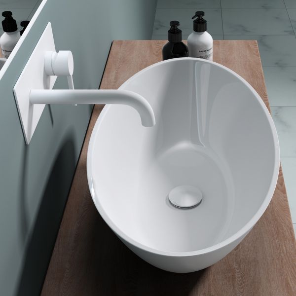 Aufsatzwaschbecken Gussmarmor Mineralguss Waschbecken Luxus Waschbecken design Waschbecken Badkern