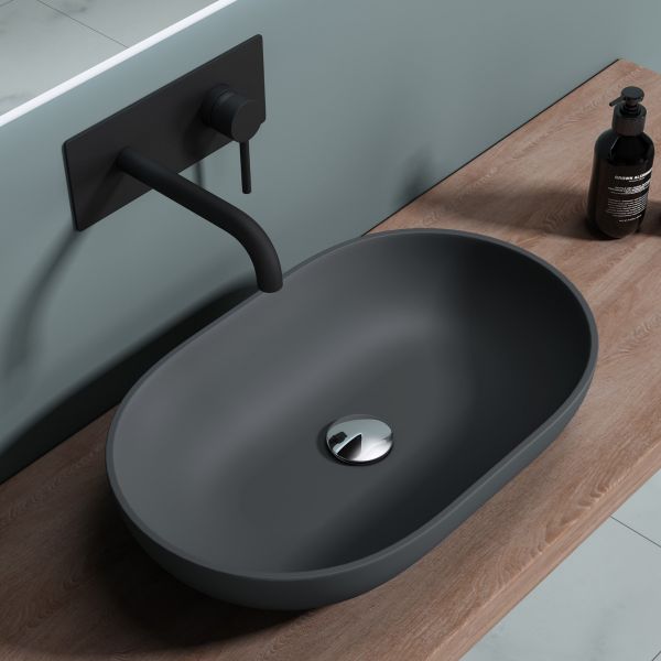 Aufsatzwaschbecken Gussmarmor Mineralguss Waschbecken Luxus Waschbecken design Waschbecken Badkern
