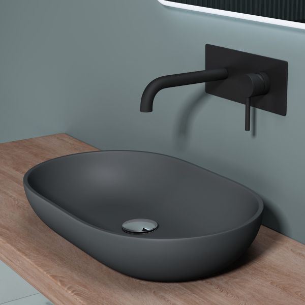 Aufsatzwaschbecken Gussmarmor Mineralguss Waschbecken Luxus Waschbecken design Waschbecken Badkern