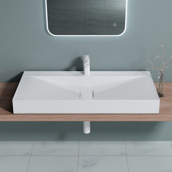 Aufsatzwaschbecken Gussmarmor Mineralguss Waschbecken Luxus Waschbecken design Waschbecken Badkern