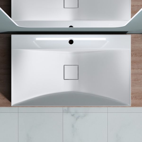 Aufsatzwaschbecken Gussmarmor Mineralguss Waschbecken Luxus Waschbecken design Waschbecken Badkern