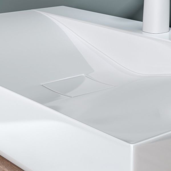 Aufsatzwaschbecken Gussmarmor Mineralguss Waschbecken Luxus Waschbecken design Waschbecken Badkern